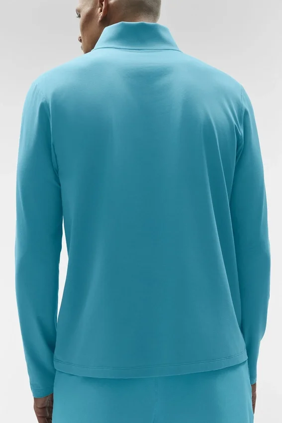 Koszulka z długim rękawem Conquer 1/4 Zip Reform – Blue Breeze