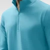 Koszulka z długim rękawem Conquer 1/4 Zip Reform – Blue Breeze