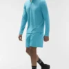 Koszulka z długim rękawem Conquer 1/4 Zip Reform – Blue Breeze