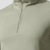 Koszulka z długim rękawem Conquer 1/4 Zip Reform – Limestone