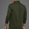 Koszulka z długim rękawem Conquer 1/4 Zip Reform – zielono-oliwkowa