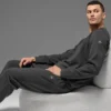 Koszulka z długim rękawem Waffle Lounge – Anthracite