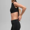 Koszulka z krótkim rękawem Alo Softsculpt Capped out – czarna