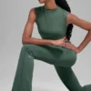 Koszulka z krótkim rękawem Alo Softsculpt Capped out – kolor Clover Green