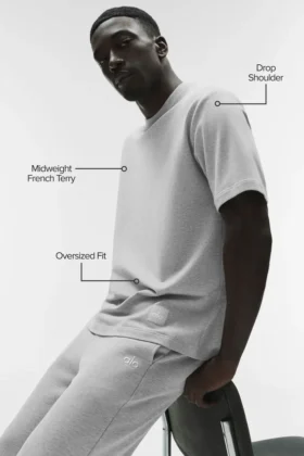 Koszulka z krótkim rękawem Double Take – Athletic Heather Grey