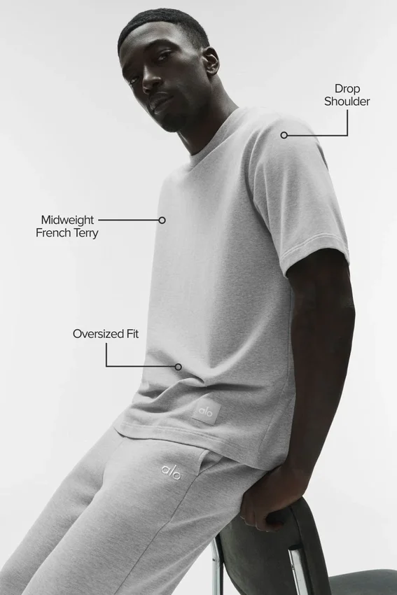 Koszulka z krótkim rękawem Double Take – Athletic Heather Grey