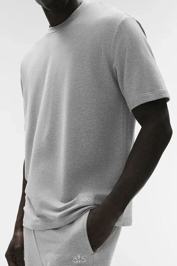 Koszulka z krótkim rękawem Double Take – Athletic Heather Grey