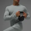 Koszulka z okrągłym dekoltem i długim rękawem Conquer Reform – Lunar Grey