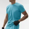 Koszulka z okrągłym dekoltem i krótkim rękawem Conquer Reform – Blue Breeze