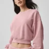 Krótka bluza z okrągłym dekoltem Accolade – Vintage Pink