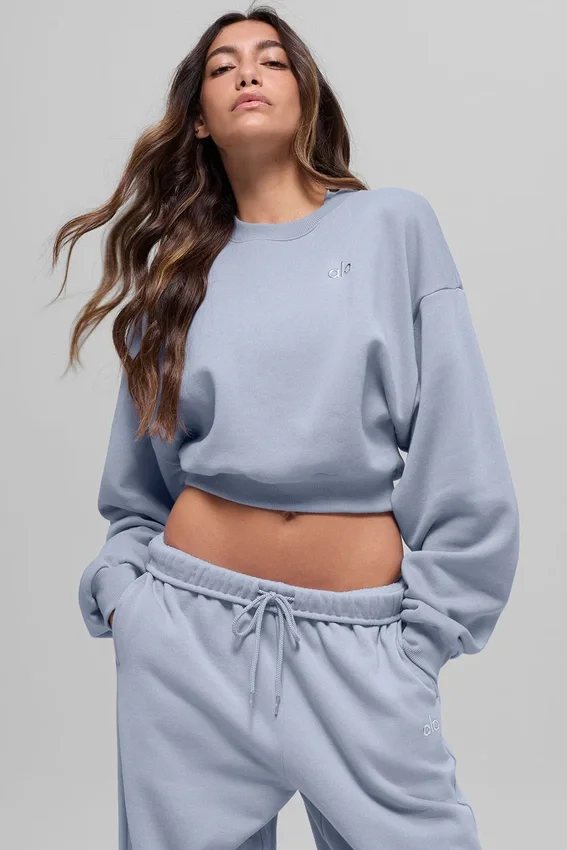 Krótka bluza z okrągłym dekoltem Accolade – Winter Frost
