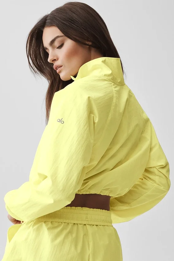 Krótka bluza z zamkiem 1/4 dla absolwentów – Sunshine
