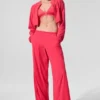 Krótka bluza z zamkiem na całej długości „Breezy” – kolor Candy Red