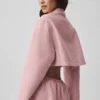 Krótka kurtka z zamkiem na całej długości z serii „Fan Favorite” – Vintage Pink