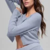 Krótki kardigan z wełny i kaszmiru z kolekcji New Class – Winter Frost