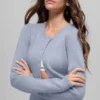 Krótki kardigan z wełny i kaszmiru z kolekcji New Class – Winter Frost
