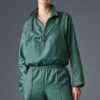 Krótki sweter Afterglow – kolor Winter Ivy