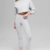 Krótki sweter z golfem i długim rękawem „Winter Bliss” o splocie warkoczowym – Athletic Heat