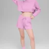 Krótki sweter z golfem i długim rękawem „Winter Bliss” w splocie warkoczowym – Candy Heart P