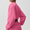 Krótki sweter z okrągłym dekoltem Accolade – kolor „Paradise Pink”