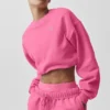 Krótki sweter z okrągłym dekoltem Accolade – kolor „Paradise Pink”