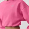 Krótki sweter z okrągłym dekoltem Accolade – kolor „Paradise Pink”