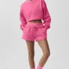 Krótki sweter z okrągłym dekoltem Accolade – kolor „Paradise Pink”