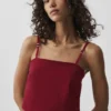 Krótki top na ramiączkach Connection – Summer Romance Red