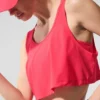 Krótki top na ramiączkach Sport Star – Candy Red