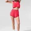 Krótki top na ramiączkach Sport Star – Candy Red