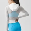 Kurtka Alo Softsculpt Superset z zamkiem na całej długości – biała