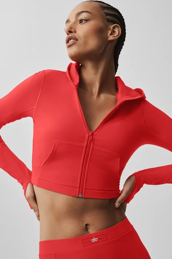 Kurtka Alosoft Sincere Fitted – jaskrawoczerwona