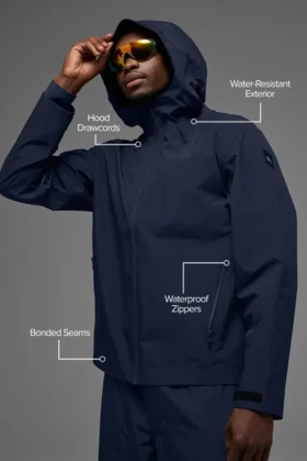 Kurtka Alpha Shell – granatowa