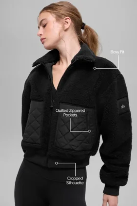 Kurtka bomberka Sherpa Edge – czarna