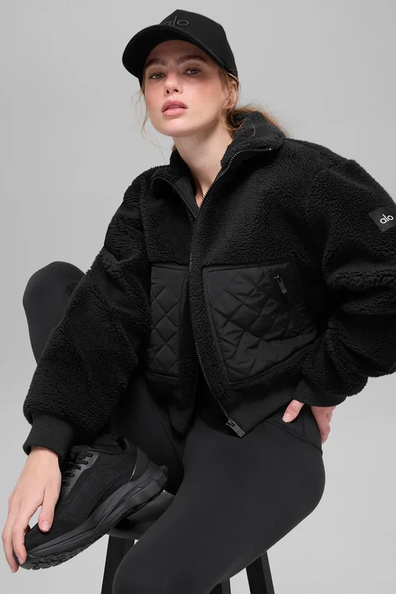 Kurtka bomberka Sherpa Edge – czarna