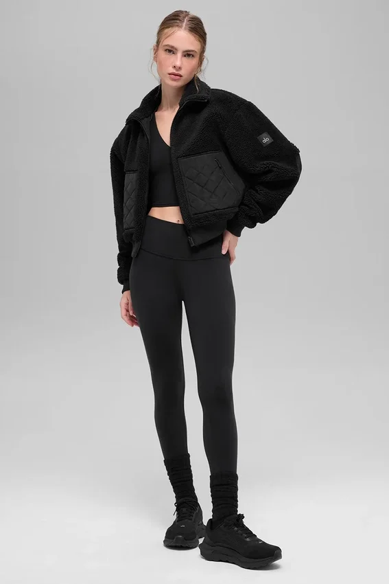Kurtka bomberka Sherpa Edge – czarna