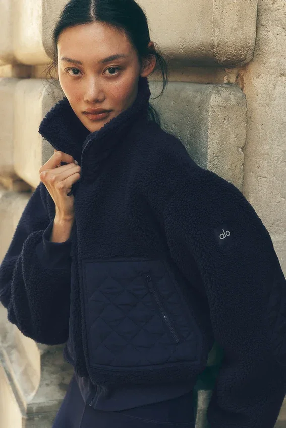 Kurtka bomberka Sherpa Edge – granatowa