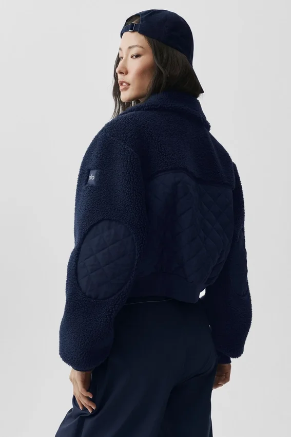 Kurtka bomberka Sherpa Edge – granatowa