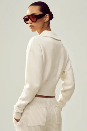 Kurtka Cashmere Radiate – kolor kości słoniowej