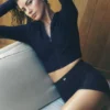 Kurtka dopasowana Alosoft Sincere – granatowa