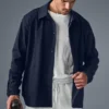 Kurtka Edition Sueded – granatowa