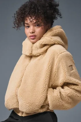 Kurtka Foxy Sherpa – kolor camel