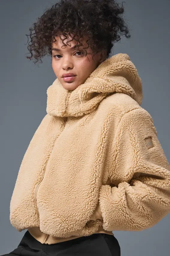 Kurtka Foxy Sherpa – kolor camel