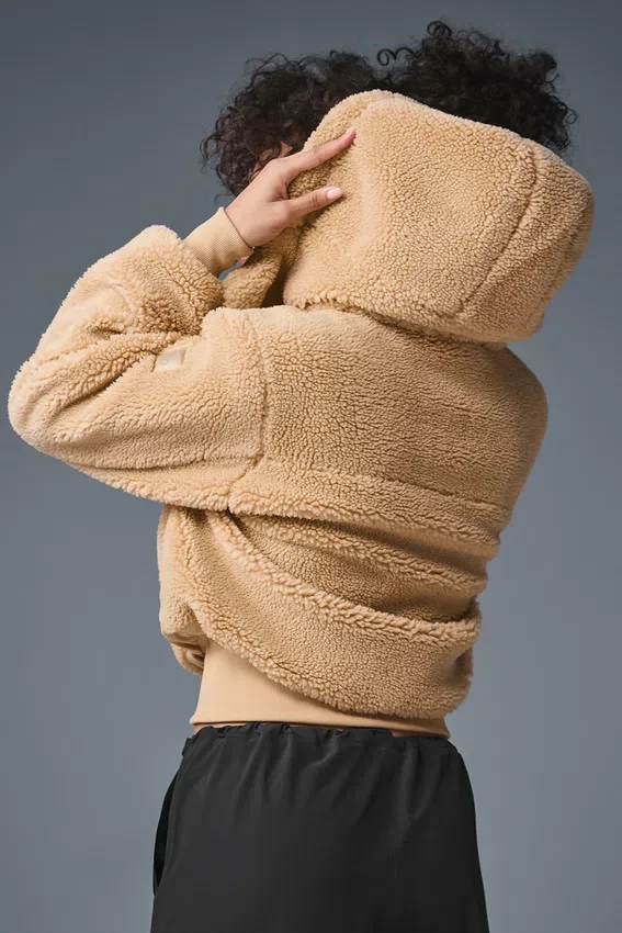Kurtka Foxy Sherpa – kolor camel