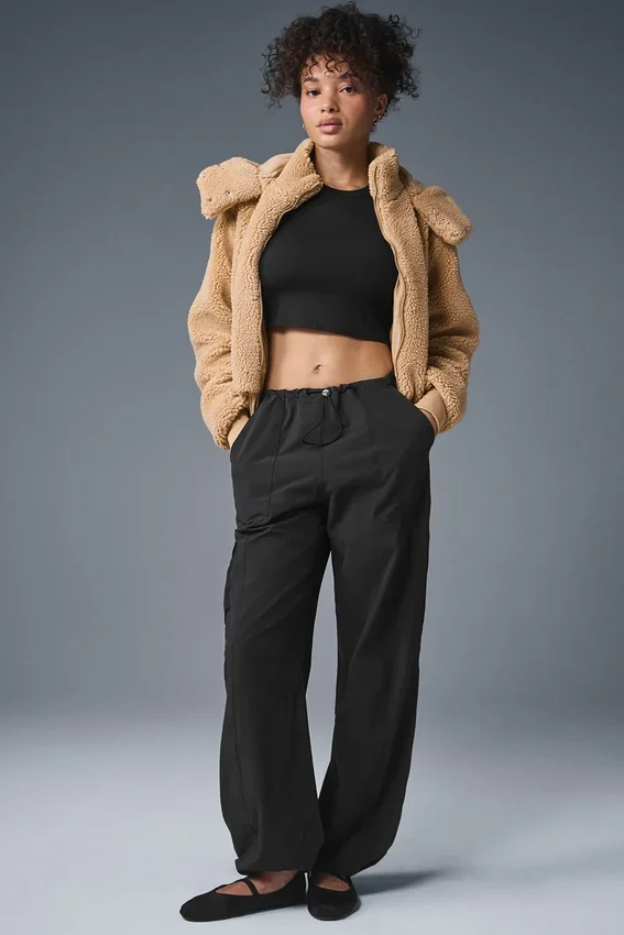 Kurtka Foxy Sherpa – kolor camel