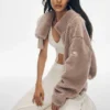 Kurtka „Foxy Sherpa” – kolor Chai Latte