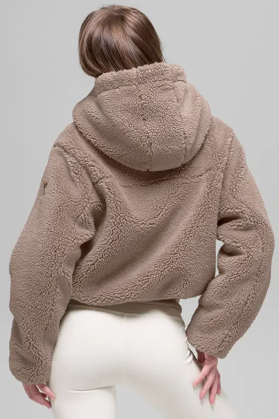 Kurtka „Foxy Sherpa” – kolor Chai Latte