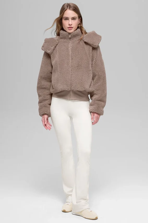 Kurtka „Foxy Sherpa” – kolor Chai Latte