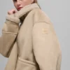 Kurtka „Grand Jacket” z imitacji owczej skóry – kolor Woodland Tan