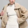 Kurtka „Grand Jacket” z imitacji owczej skóry – kolor Woodland Tan